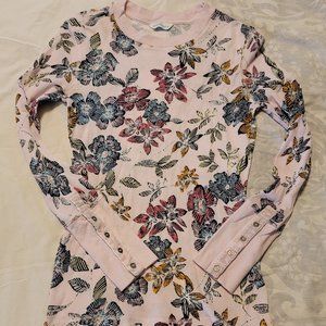 Sundance Long Sleeve Floral Thermal Pink Flowers
